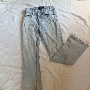 Aeropostale Light Wash Wide-Leg Jeans